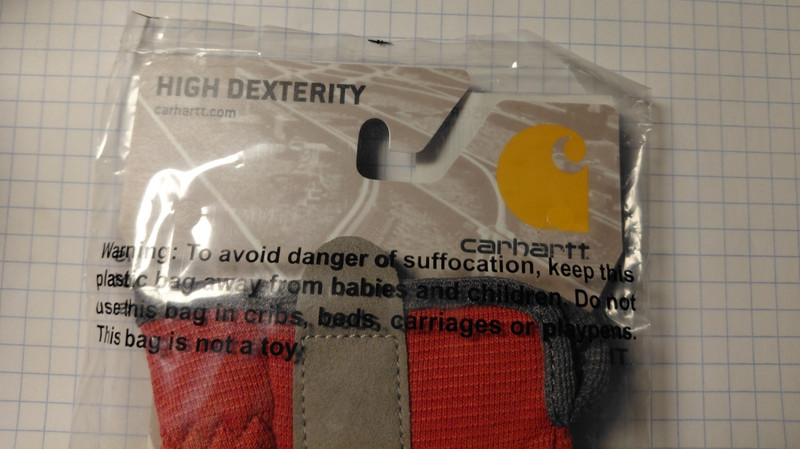 Carhartt High Dexterity Work Gloves Size Medium Men's Women's Garden Home Safety gallery