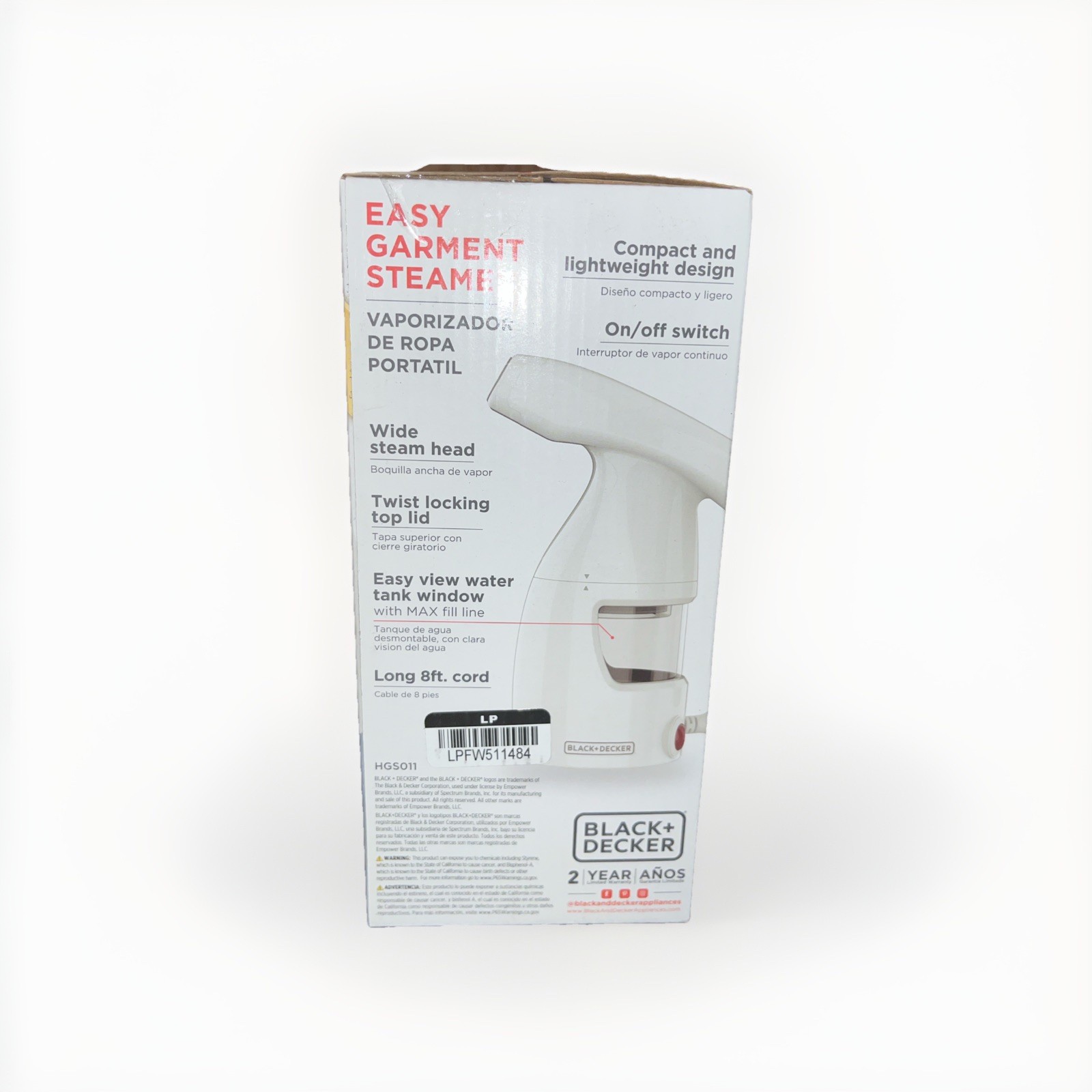 BLACK+DECKER Easy Garment Steamer BRAND NEW gallery