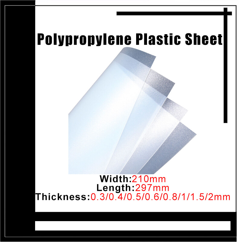 Polypropylene Plastic Thin Sheet PP Sheet Frosted Translucent Thickness 0,3~2mm gallery