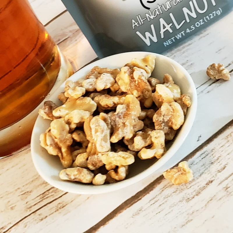 Crazy Go Nuts Walnuts Plain with Sea Salt - Glazed Walnuts, Vegan, Low Carb, Glu gallery