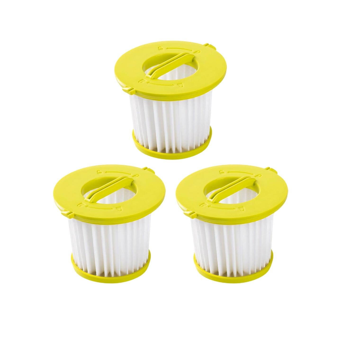 Nispira HEPA Filter Replacement for Ryobi ONE+ 18V Handheld Vacuum PCL700, 3 Pks gallery