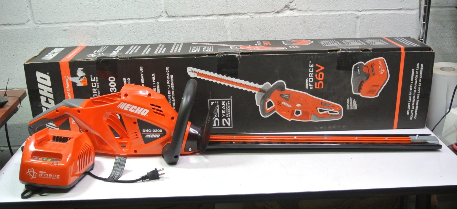 Echo DHC-2300 eFORCE 22" 56V Cordless Hedge Trimmer w/ Charger NO BATTERY gallery