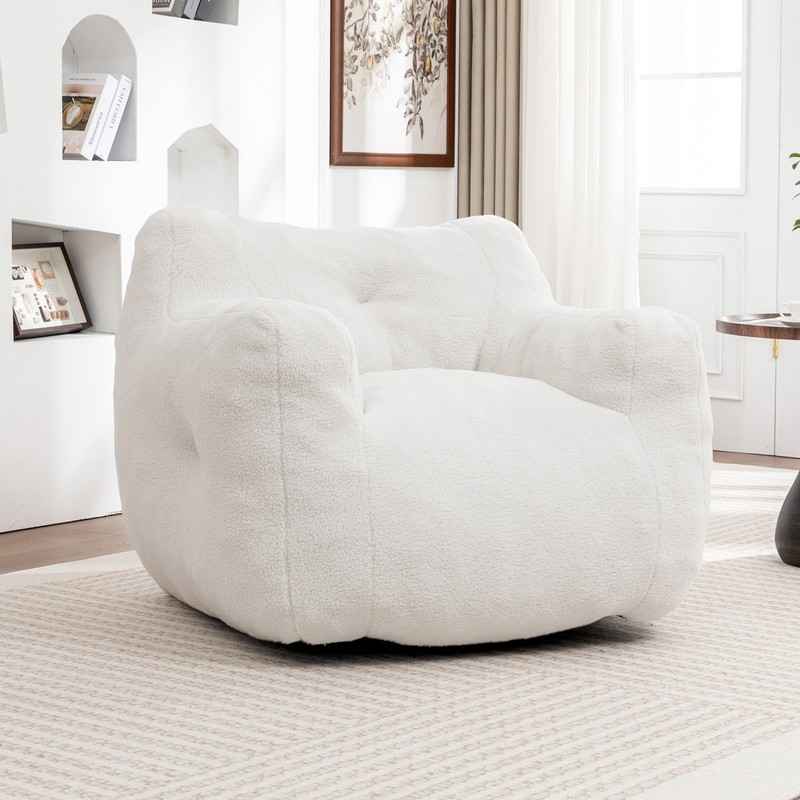 Bean Bag Chair Sofa with Armrests High-Density Foam 37"D x 35"W x 31"H gallery
