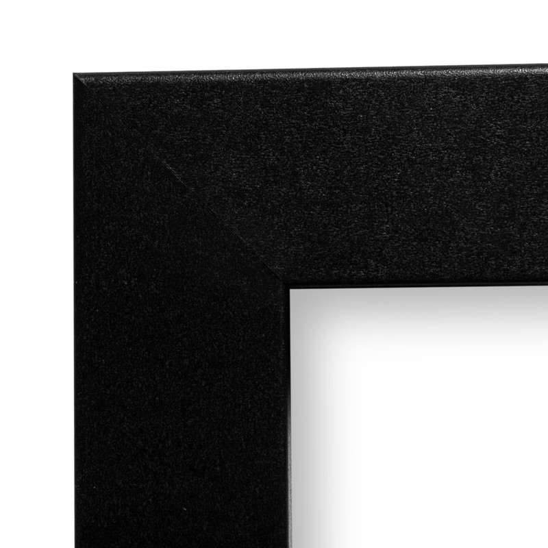 US Art Frames 1" Flat Black MDF Wall Decor Picture Poster Frame, CS2 gallery