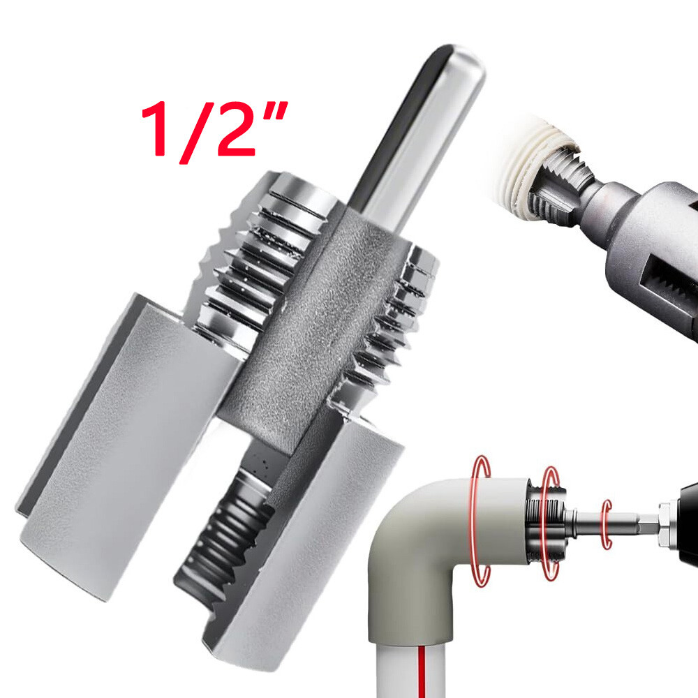 Integrated Internal & External Pipe ThreadingTool, PVC Pipe -Threader Kit