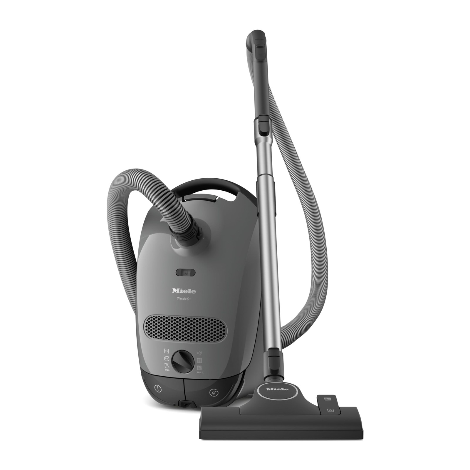 Miele Classic C1 Pure Suction Bagged Canister Vacuum, Classic, Graphite Grey gallery