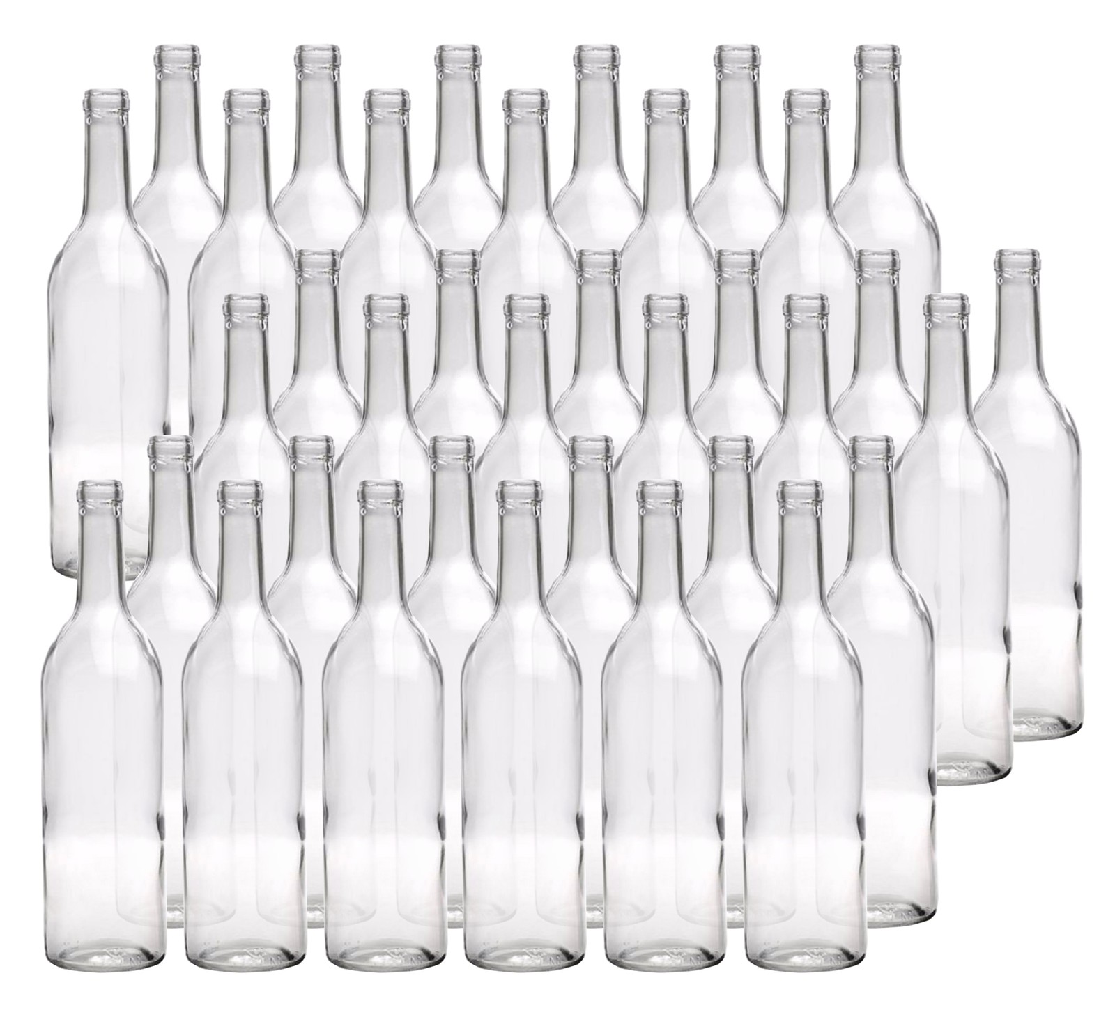 Home Brew Ohio 6 Gallon Bottle Set: Clear Claret/Bordeaux (36 Bottles) gallery