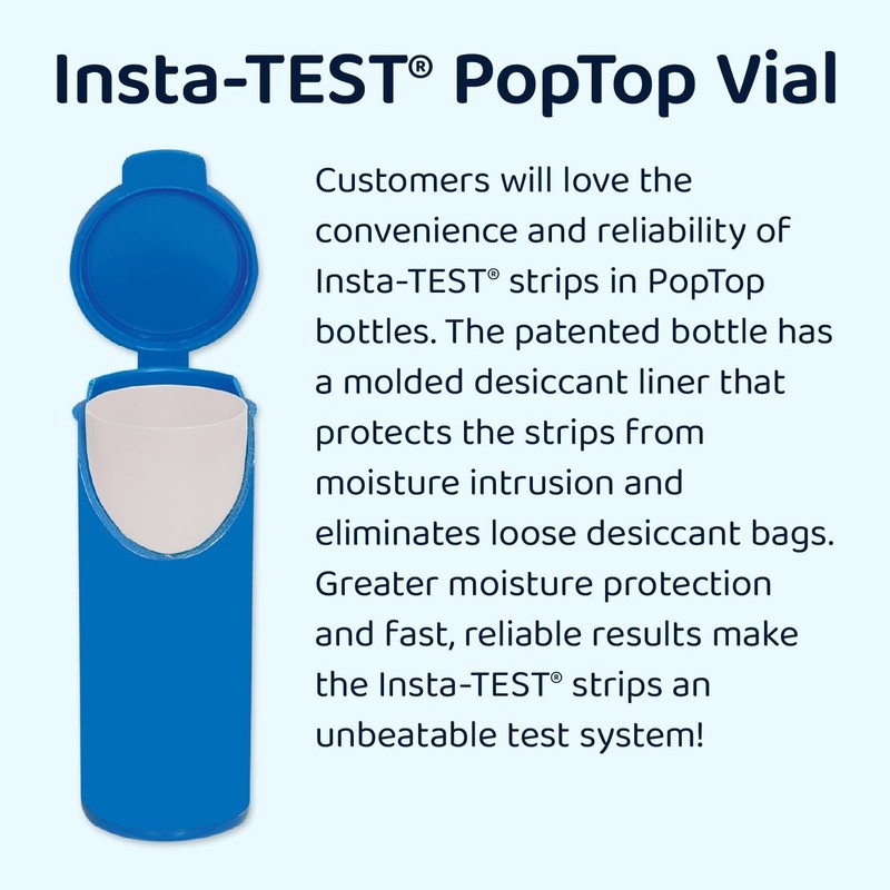 50 Waterproof Insta- 4 Plus Pool & Spa Water Testing Strips - Safe Balance gallery
