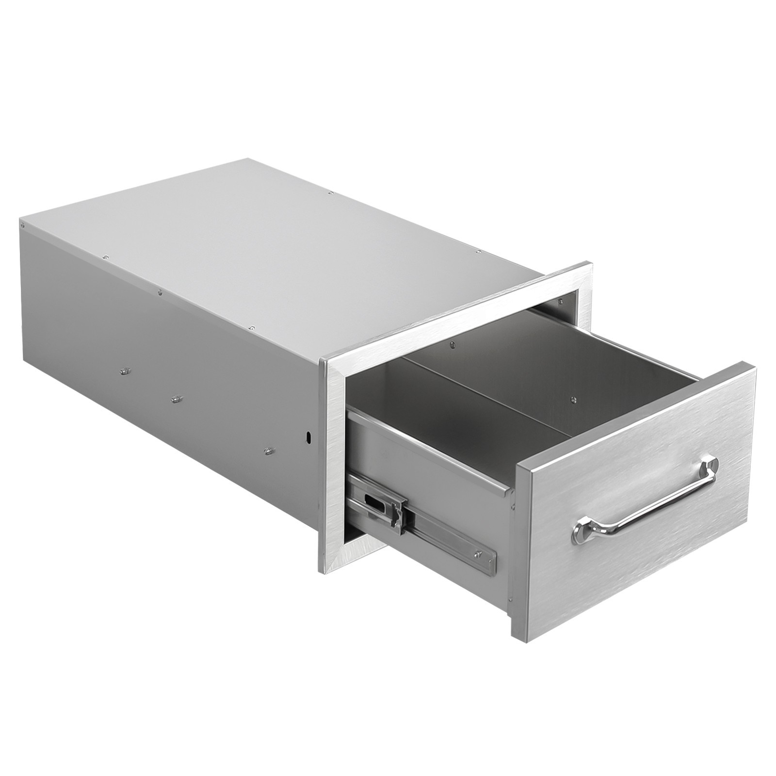 Stainless Outdoor Kitchen Drawers,Flush Mount BBQ Drawers with Handle(Multi-size gallery