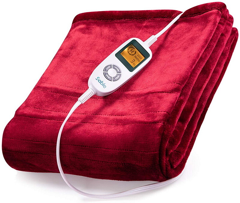Sable BD038 Washable Electric Heated Blanket Throw 50"x60" (OPEN BOX) EPS20 gallery