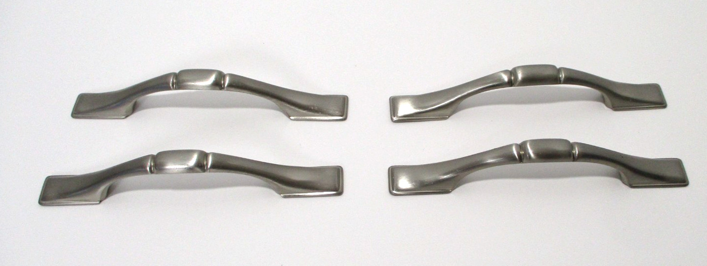 Liberty Cabinet Drawer Pulls Square Foot 3" Center Satin Nickle Farmhouse X 4 gallery
