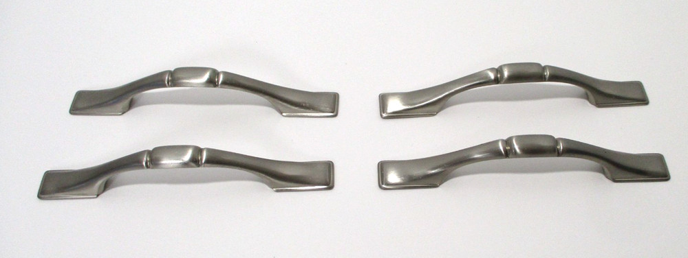Liberty Cabinet Drawer Pulls Square Foot 3" Center Satin Nickle Farmhouse X 4