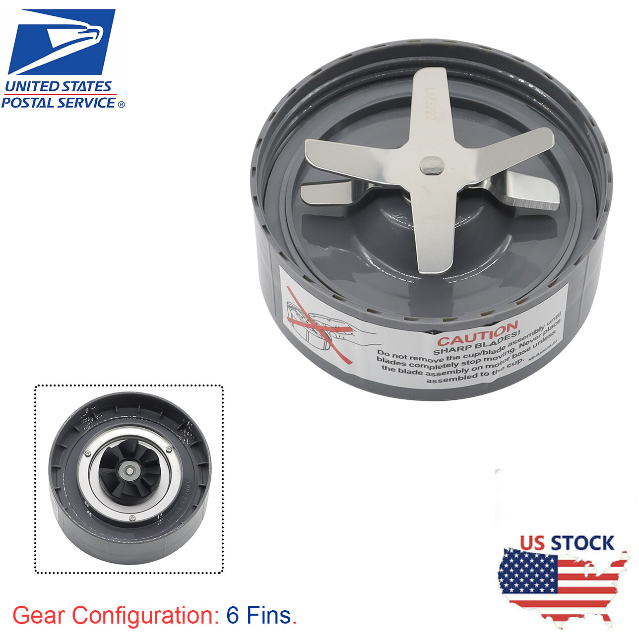 Extractor Blade Replacement Part for NutriBullet 600W 900W NB-101B NB-101S NB201 gallery
