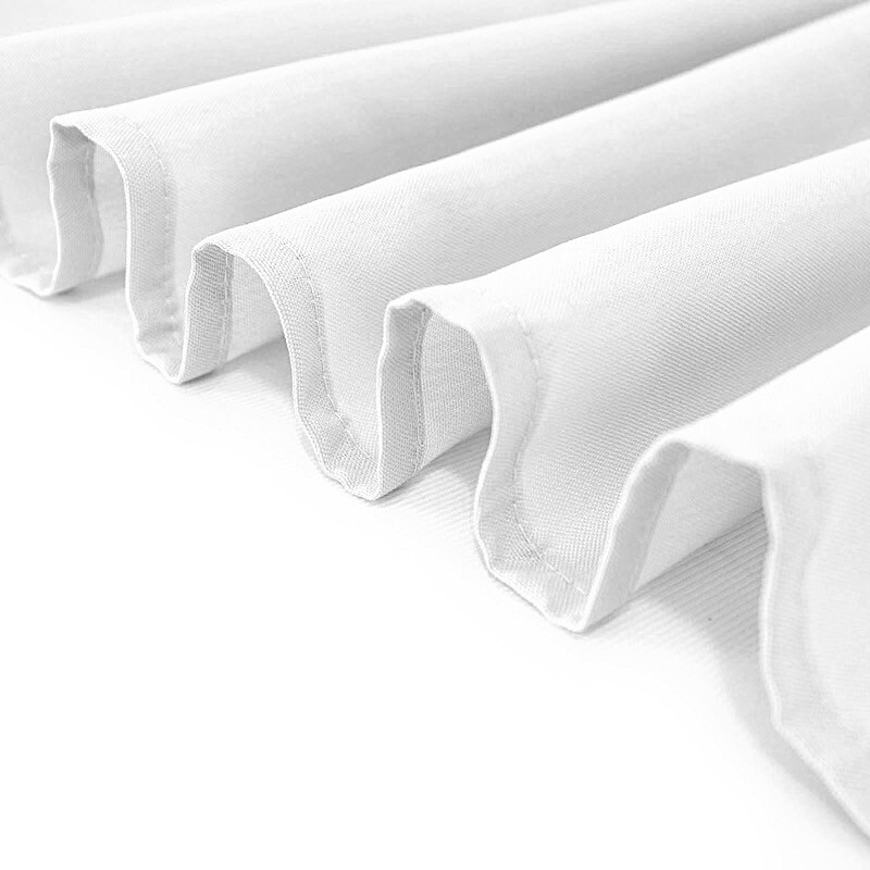 WHITE 72x120 RECTANGLE POLYESTER TABLECLOTH Wedding Party Catering Linens Dinner gallery