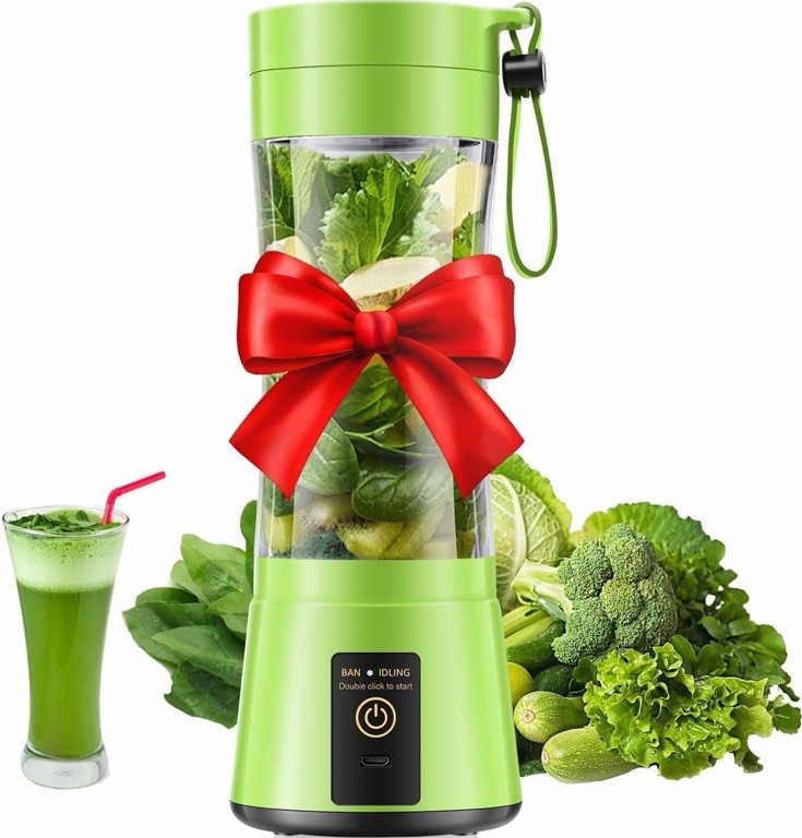 Bosch HMT72M450 Green Portable Blender USB Charging 6 Blades Food Grade PC gallery