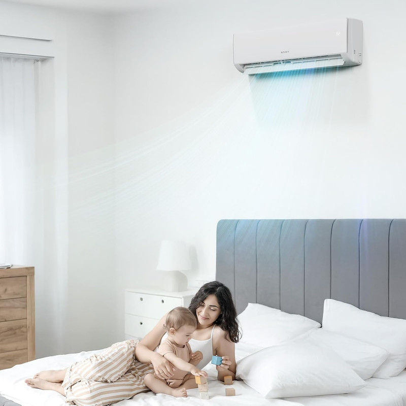 11500 BTU WiFi Mini Split AC & Heater, Ductless Inverter with Installation Kit gallery
