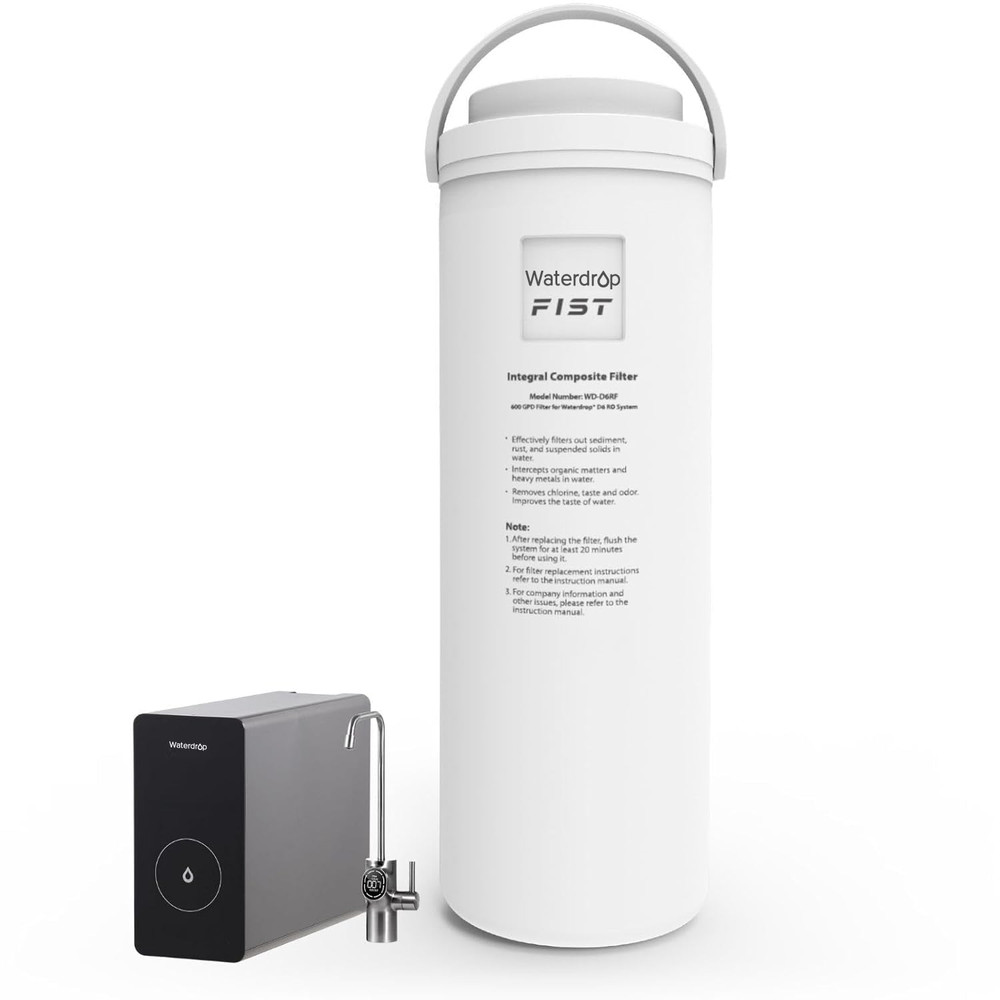 D6RF Filter, Replacement for D6 Tankless Reverse Osmosis System, 1-Year Lifetime