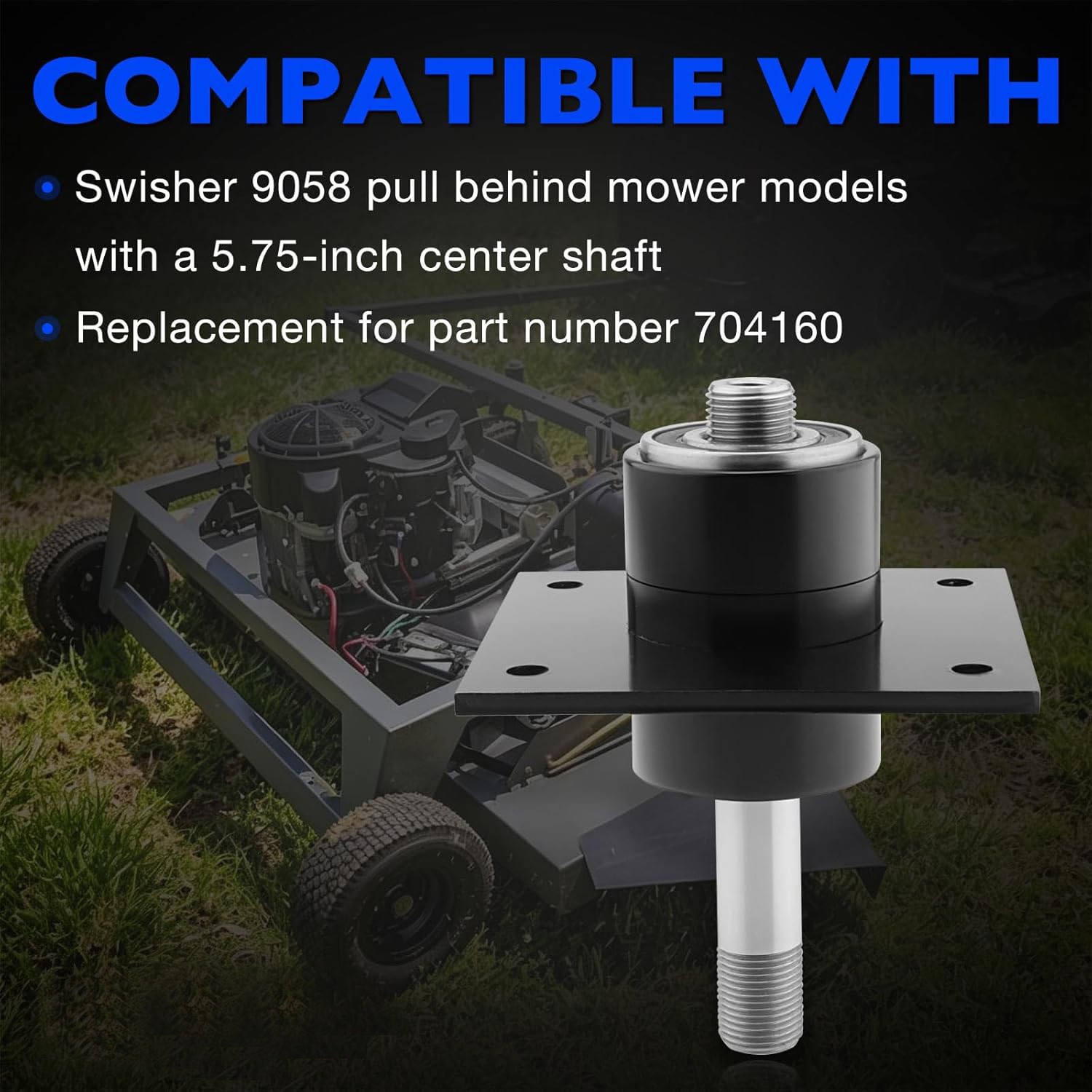 Blade Drive Lawn Mower Deck Spindle For Swisher 9058 Pull Behind Mower Models gallery