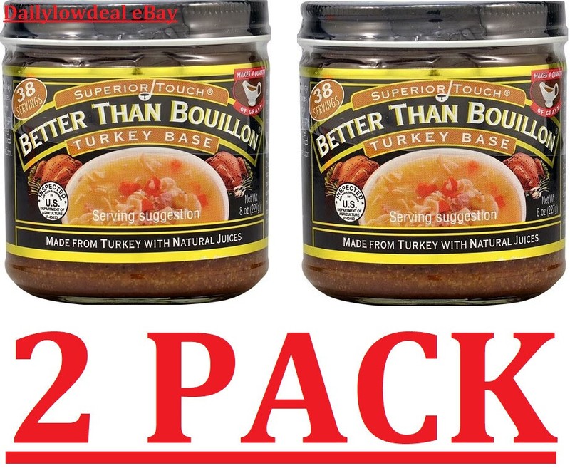 2 PACK- Better Than Bouillon Turkey Base 8 oz (16 oz) gallery