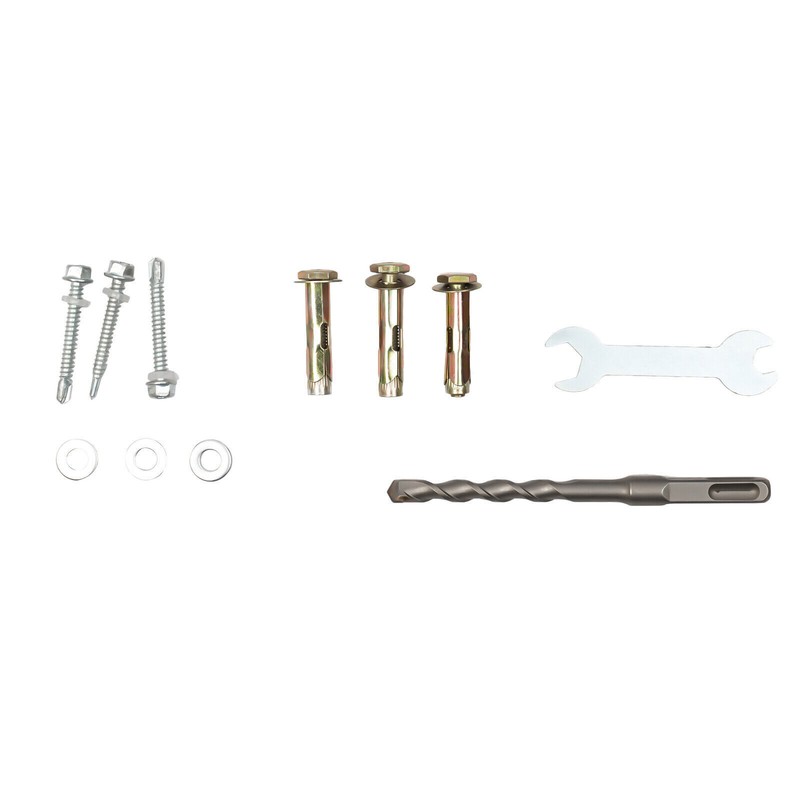 2-Step Handrail Single Post Handrail Round Iron Handrail for Stairs gallery