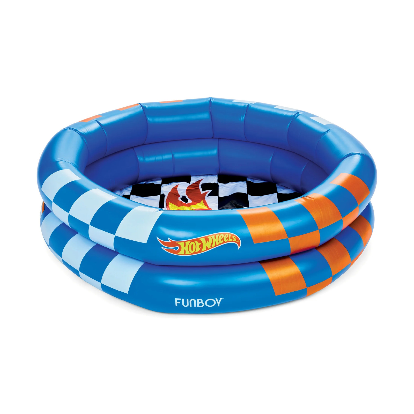 Hot Wheels Inflatable Pool 48 by Funboy 2 Ring with Splash Pad gallery