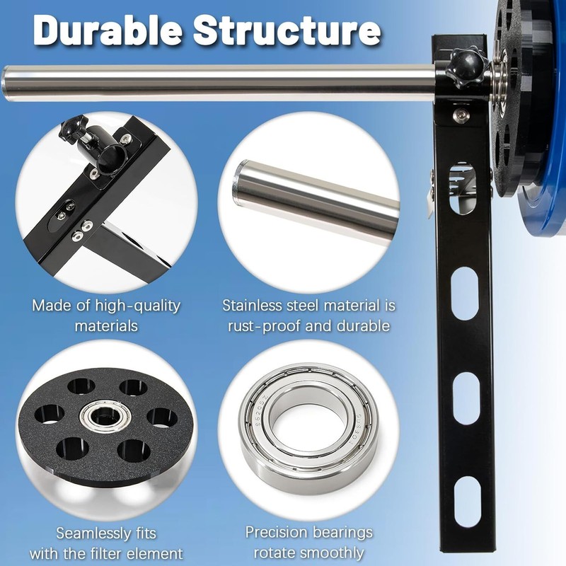 Pool Filter Cleaner Tool for 3, 4, or 6" Pool Filter Cartridges gallery