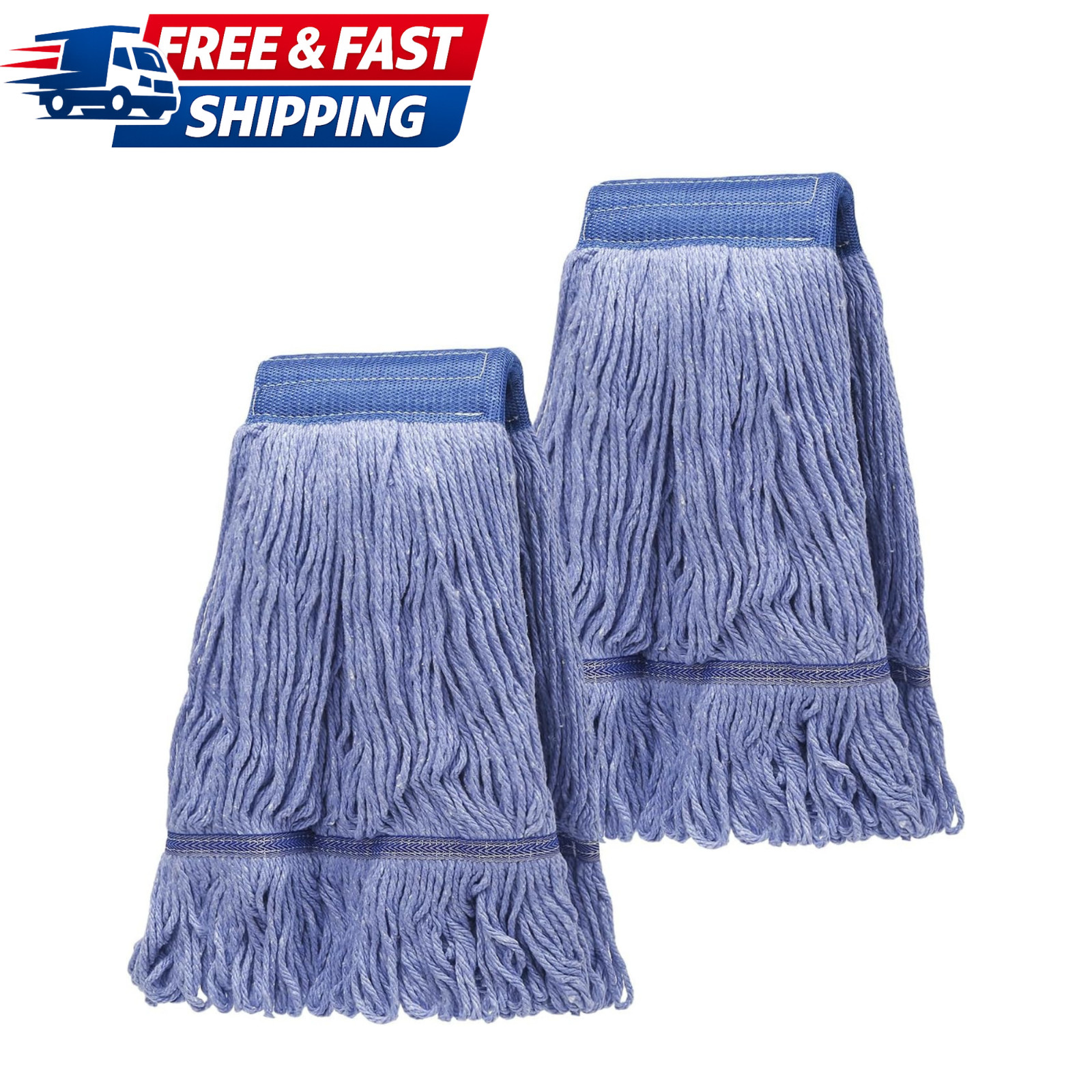 2 Pack Mop Head Replacement, Cleaning Heavy Duty Mop Head Commercial Replacem gallery