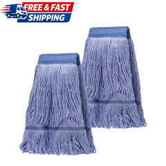 2 Pack Mop Head Replacement, Cleaning Heavy Duty Mop Head Commercial Replacem