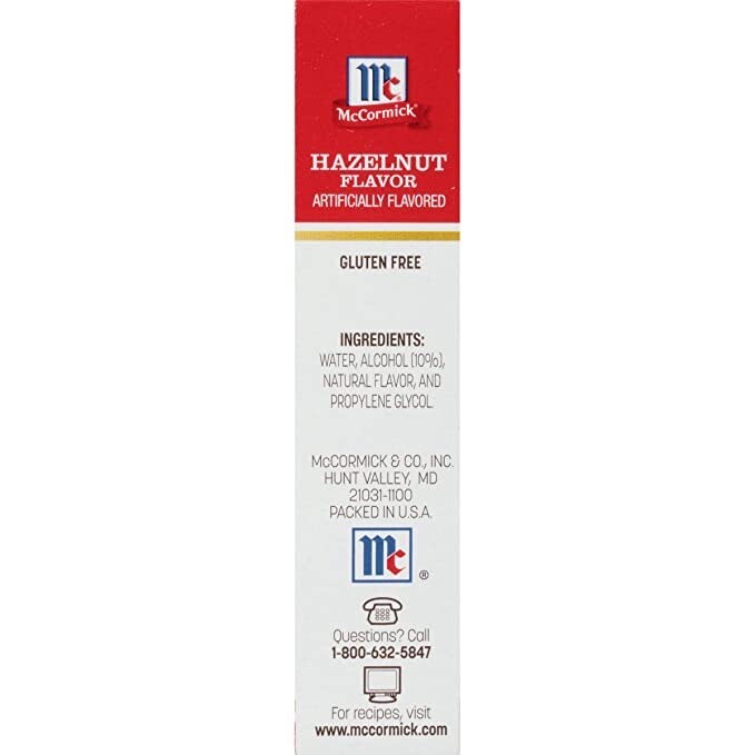 McCormick Hazelnut Extract 1 fl oz - Discontinued/Retired gallery