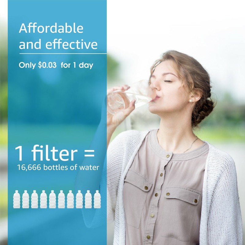 AQUA CREST Drinking Water Filter,replacement for Culligan 750R Level 1, 4 Packs gallery