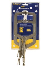 2pc Vise-Grip by Irwin Original 9″ Locking C Clamp Set w/Protective Pads 45619