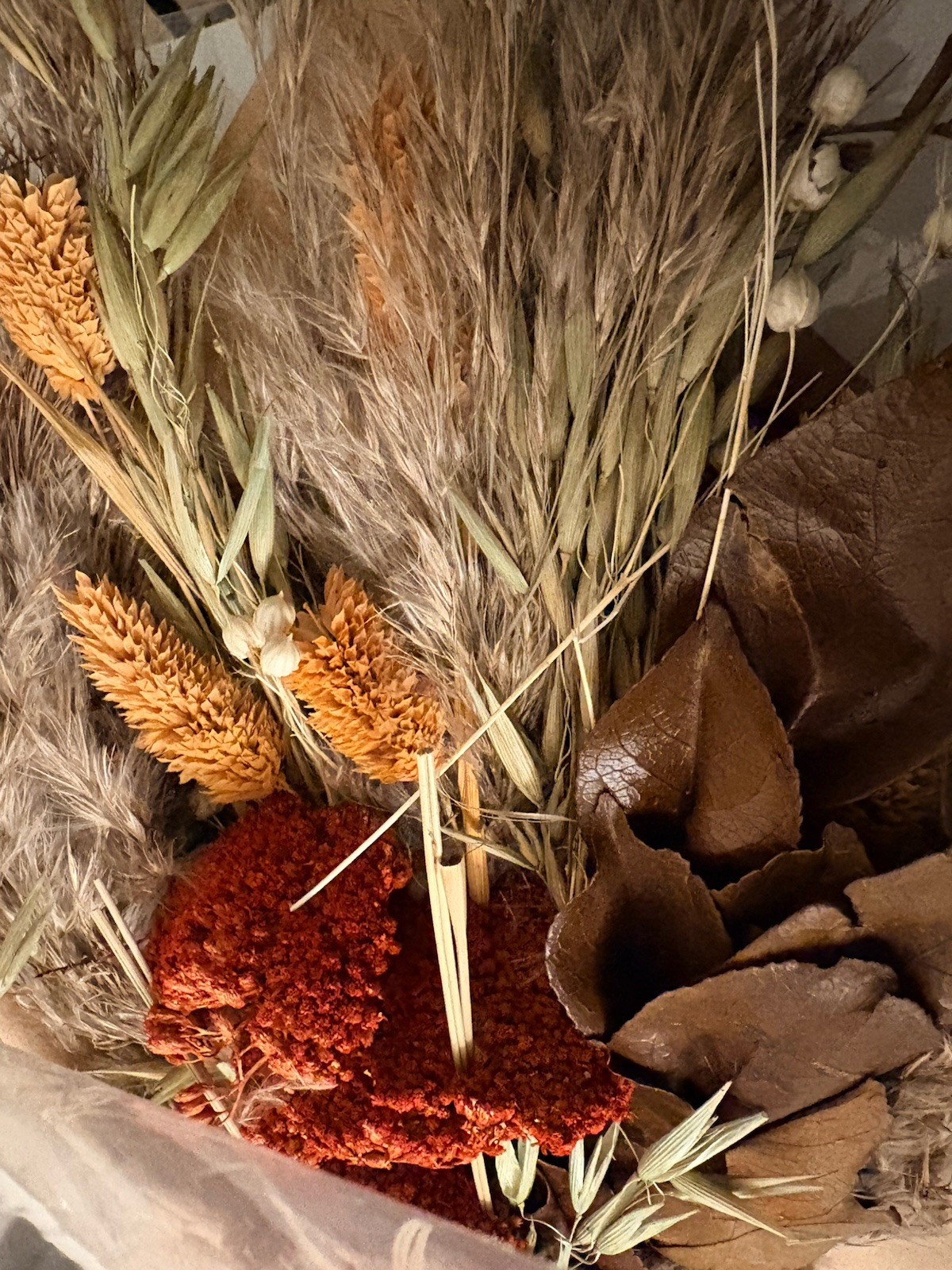 2 Fall Dried Flower Bouquet with Pampas Grass & Wheat Blend Preserved, Bundle ￼￼ gallery