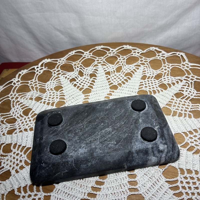 Rectangle Shape Grey Marble Tray for Bathroom Soap Dish 6.5 X 3.5 gallery