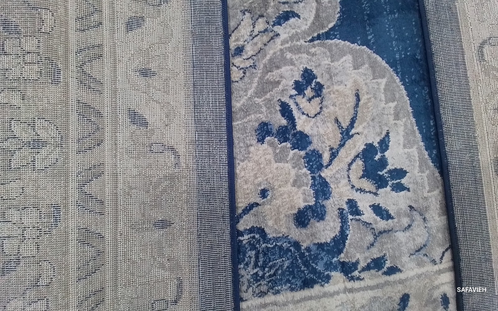 NAVY / LT GREY 8'-0" x 10'-0" Back Stain Rug, Reduced Price 1172794878 BNT867M-8 gallery