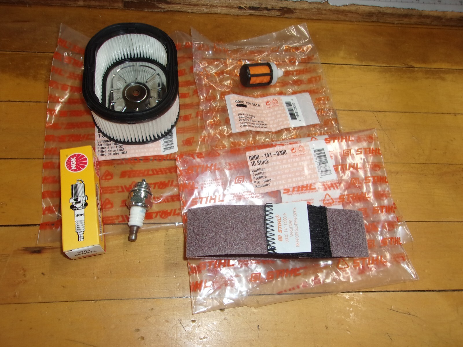 Stihl OEM Service Kit Filter's Spark Plug 0000-140-4407 461 460 046 660 #GM-B2D1 gallery