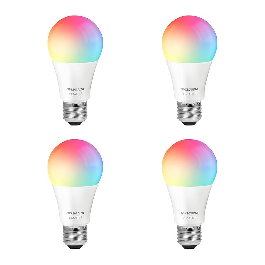 NEW Sylvania Smart WiFi LED Bulb A19 9W 800lm Multi-CCT E26 Alexa/Google 12-Pack gallery