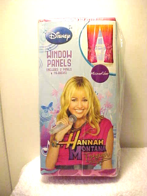 Disney Hannah Montana Window Panels / Curtains "Sunset Dreams" 82"W x 63"L gallery