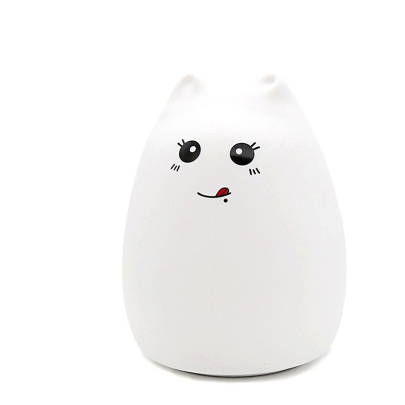 Silicone Touch Sensor LED Night Light For Children Baby Kids gallery