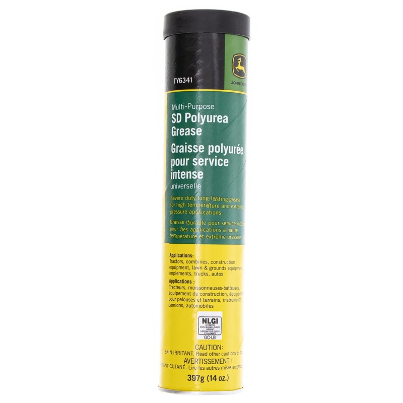 John Deere TY6341 2-Pack Multi-Purpose SD Polyurea Grease 14oz Container gallery