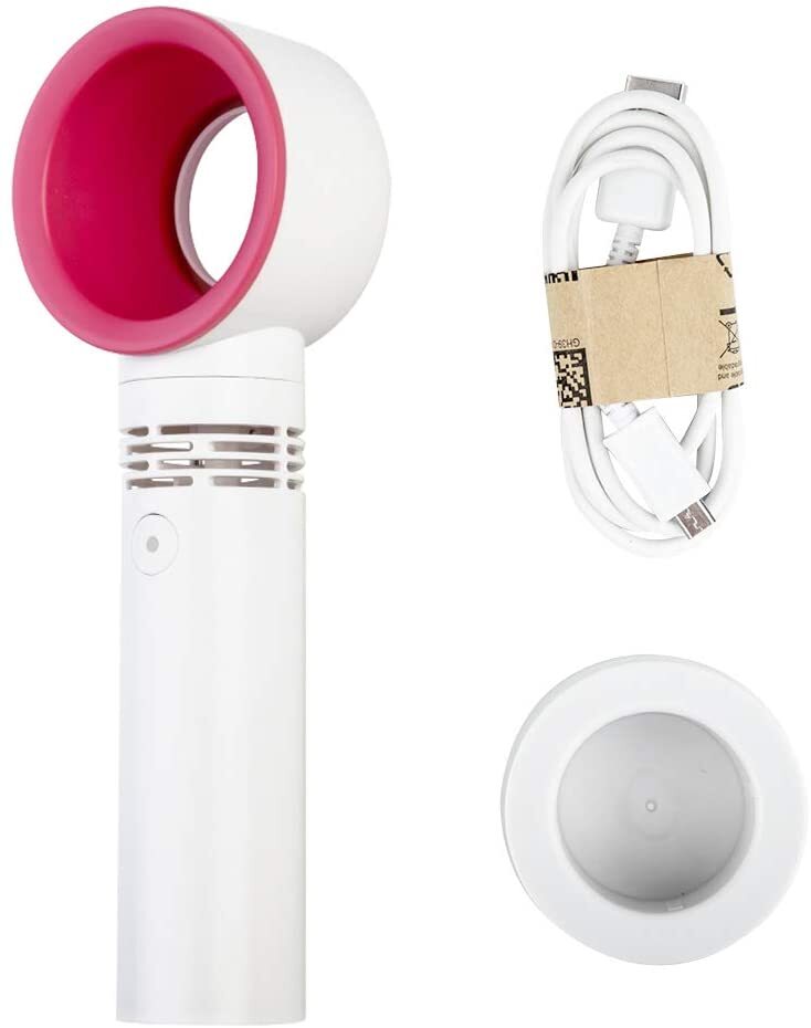 Portable Handheld Cooling Bladeless Fan USB Rechargeable Fan Desktop Fan gallery