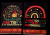 Juneteenth Celebration Kitchen Towels 18x26" Polyester Dish Cloths Independence gallery