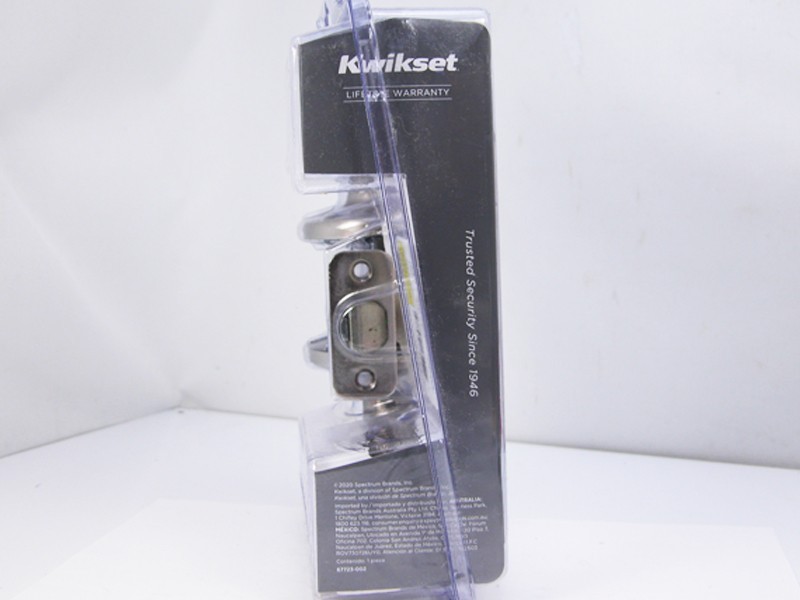 New KWIKSET Balboa Satin Nickle Keyed Entry DOOR HANDLE gallery