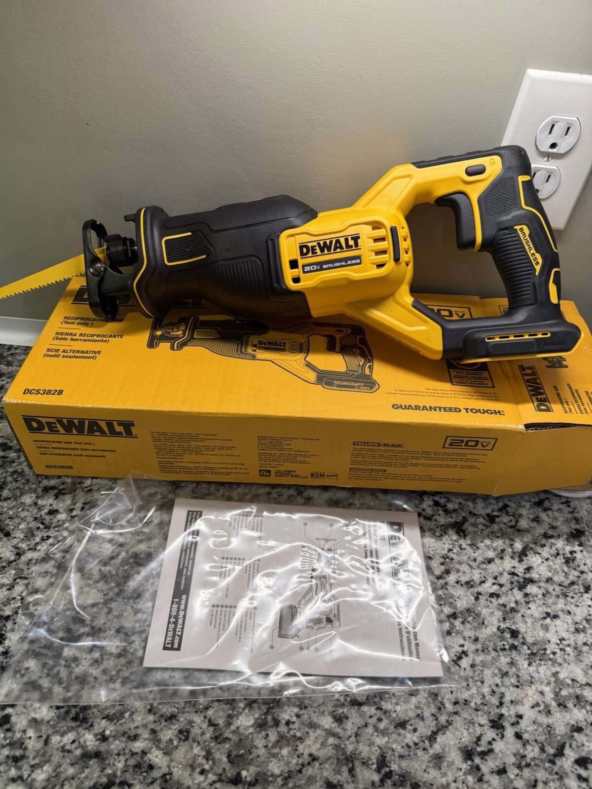 DEWALT DCS382B 20V Brushless Li-Ion Reciprocating Saw Tool Only gallery
