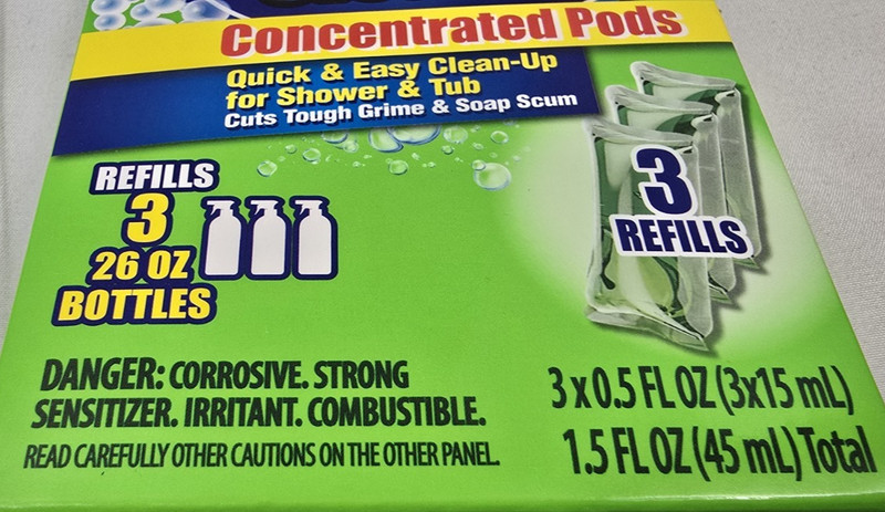 Deodorizing Bathroom Cleaner Concentrated Pods Lot of 10 x 3 Refills pp=30 pods gallery