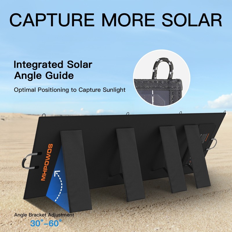 Portable Solar Panel Foldable 400w 220w 110w for Camper Van RV Trailer Camping gallery