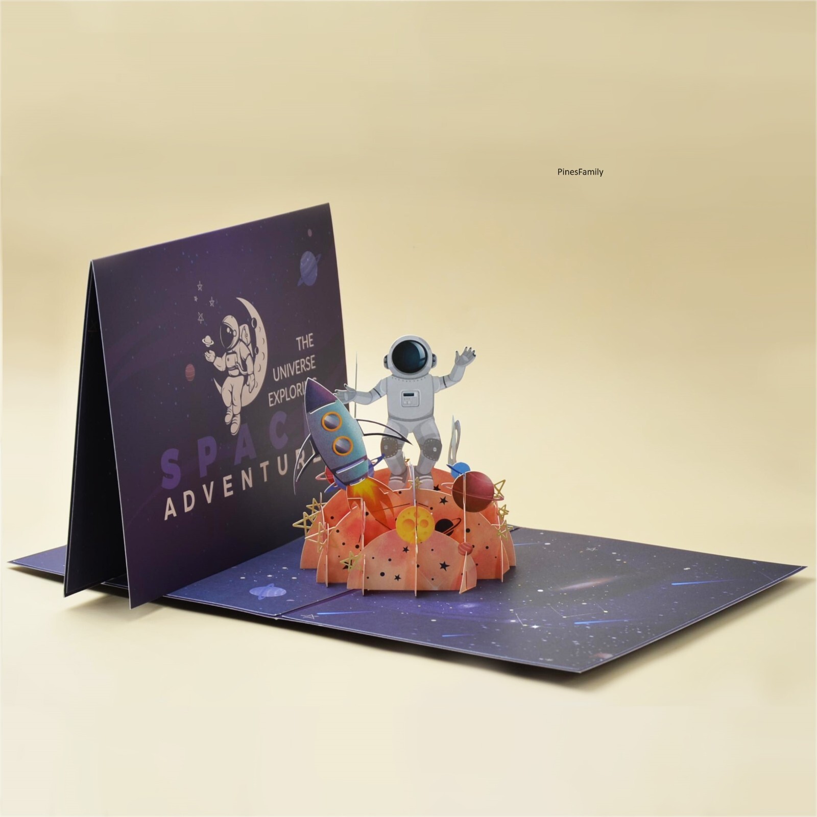 S07-3D Pop Up Space Adventure Greeting Card | Birthday Greeting All Occasions gallery