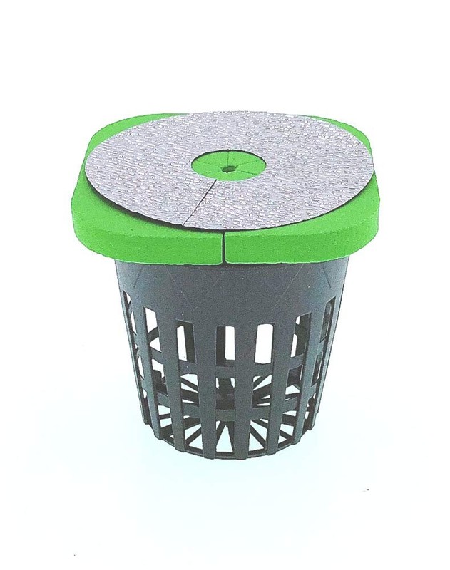 2layered Clone Collars W 2 In Net Pots Reflective Lids Replacement For 24sited gallery