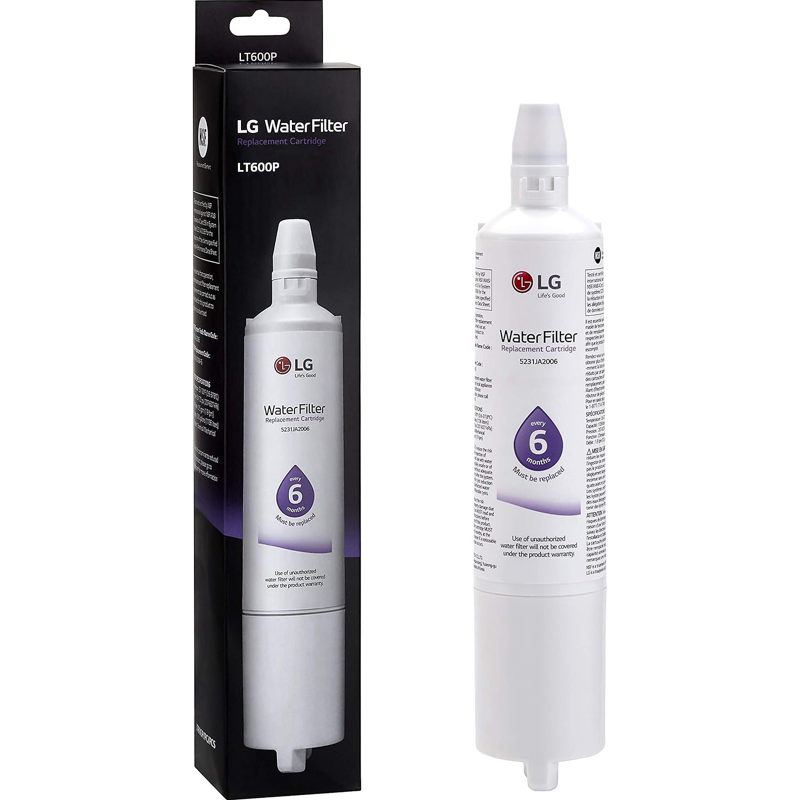 LG LT600P - 6 Month / 300 Gallon Capacity Replacement Refrigerator Water Filter gallery