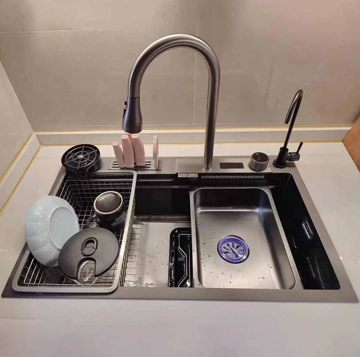 Stainless Steel Multipurpose Kitchen Sink (75x46x23.5 cm) gallery