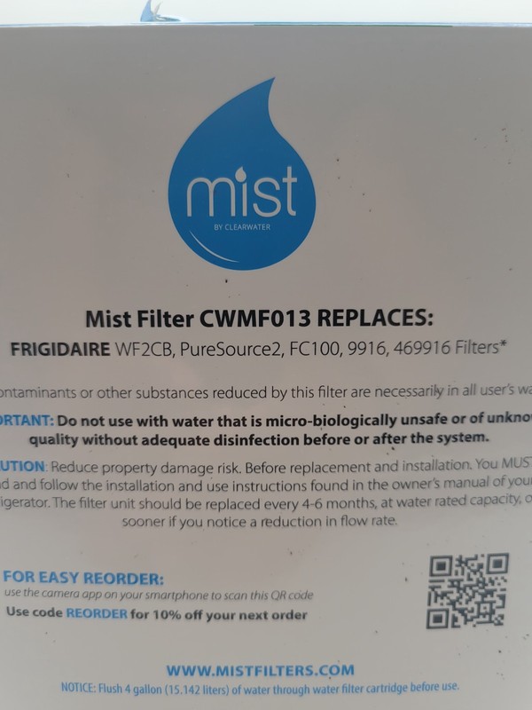 WF2CB Water Filter Replacement for Frigdaire & Electrolux Refrigerator Water gallery